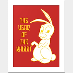 Year of the Rabbit Gold Posters and Art